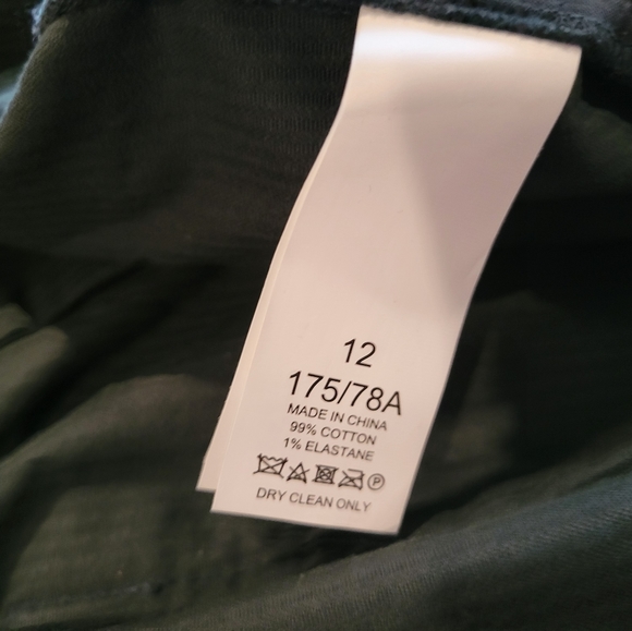 🆕️Kate Spade modern cord deep spruce wide leg - Picture 6 of 9